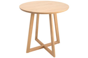 Noon Petite American Oak side table, from $385, kiraandkira.com.au