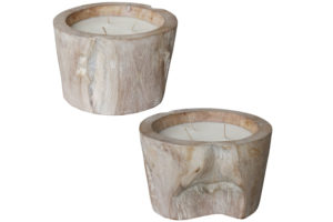 Pepper Log candle, $85