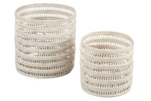 Set of round rattan baskets, $98, ecochic.com.au