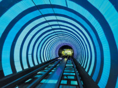 The Psychedelic Tunnel In Shanghai, China.
