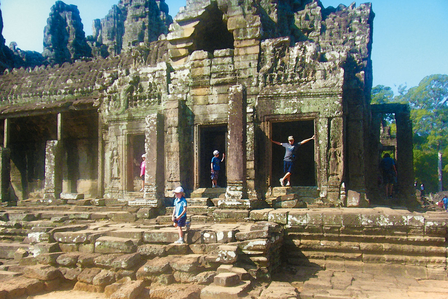 Family holiday featuring Cambodia's ancient temples.