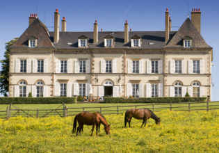 Chateau Ygrand, near Moulins, France.