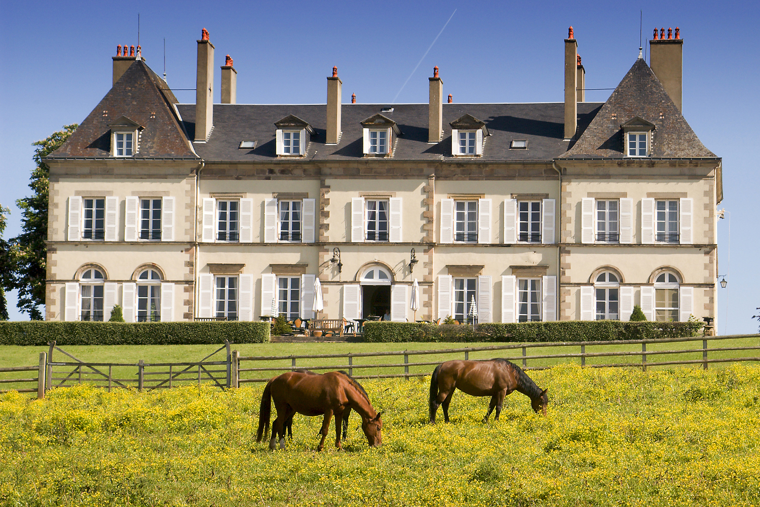 Chateau Ygrand, near Moulins, France.