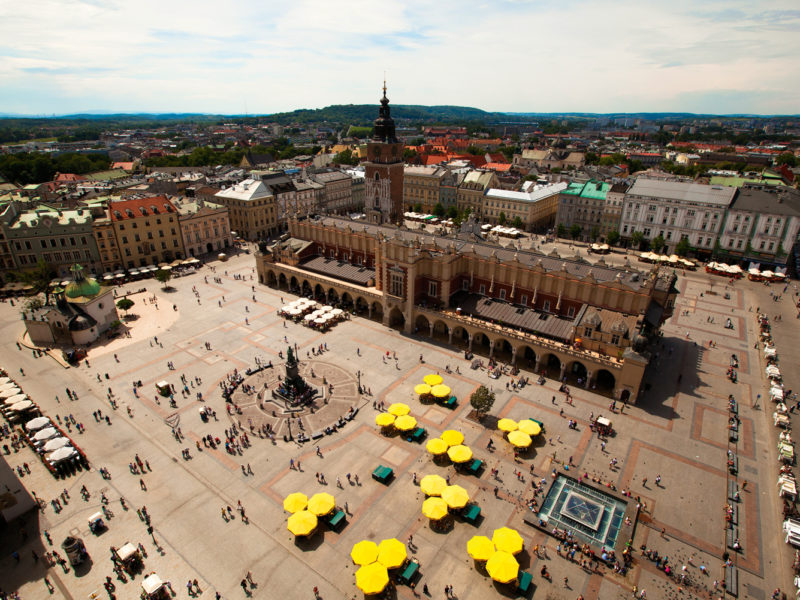 Rynek Glowny Market Place, Krakow.