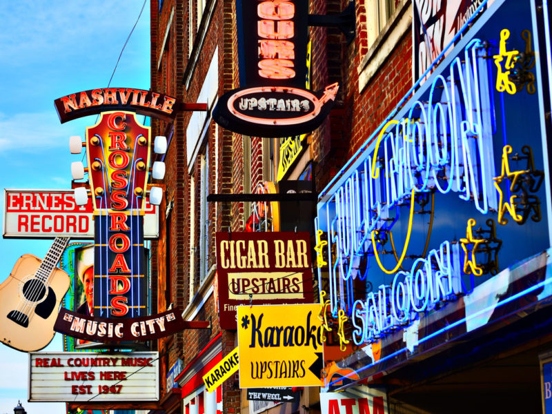 Nashville, Tennessee in America's Deep South.