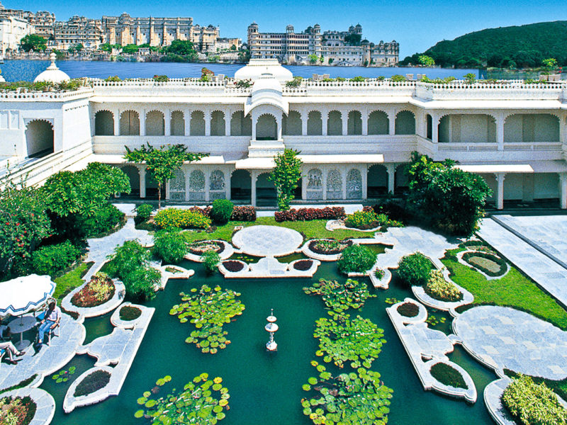 Taj Lake Palace in Udaipur, India.