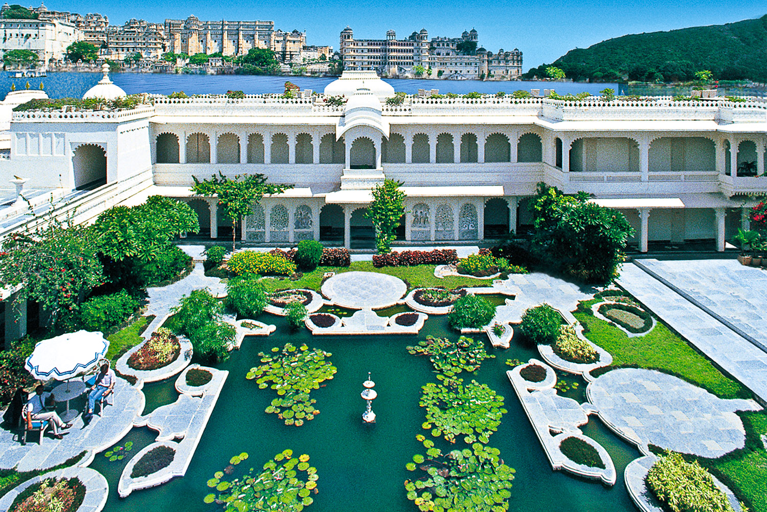 Taj Lake Palace in Udaipur, India.