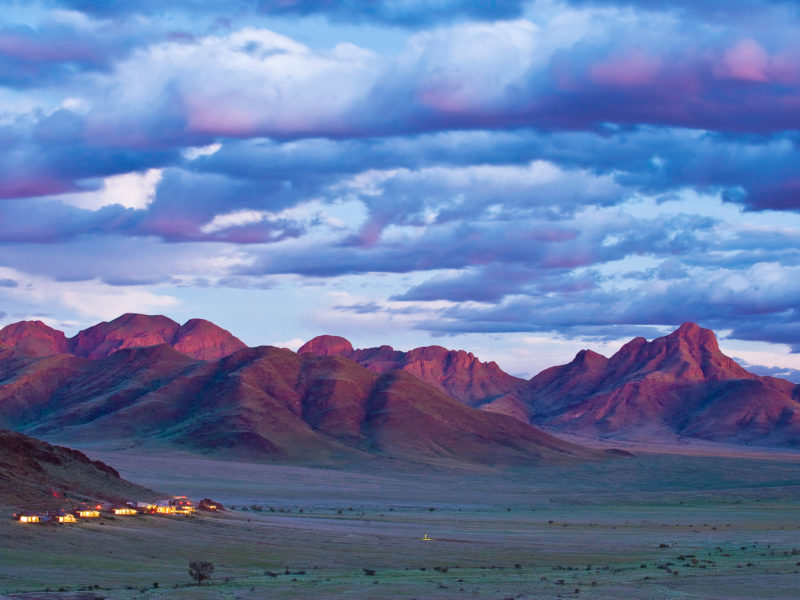 Sossusvlei Desert Lodge in Namib-Naukluft Park, Namibia.