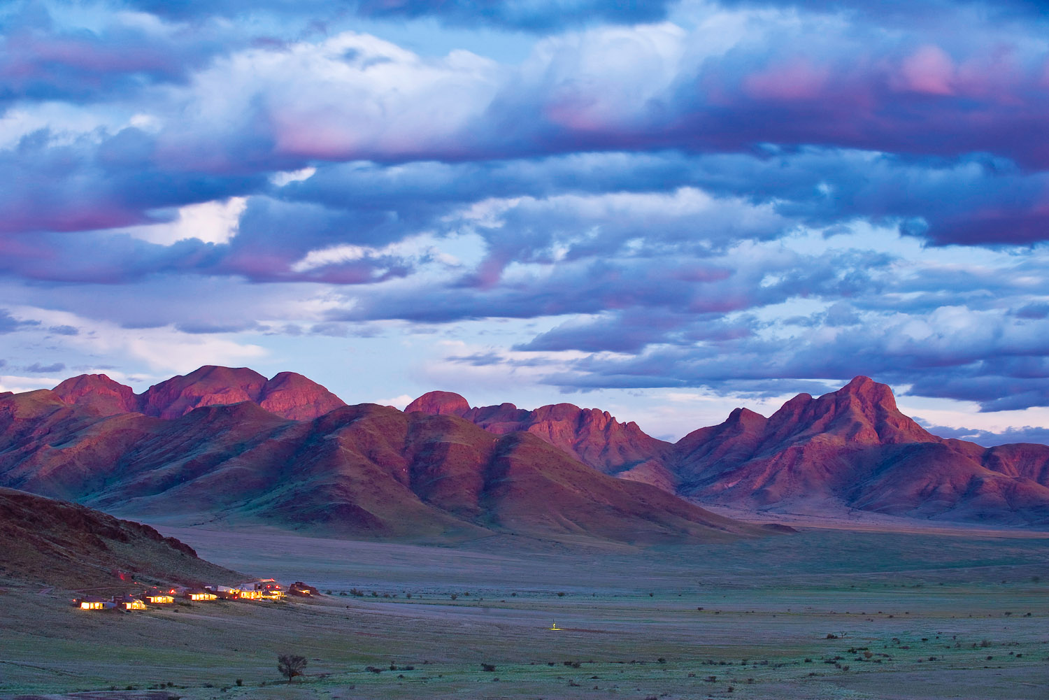 Sossusvlei Desert Lodge in Namib-Naukluft Park, Namibia.