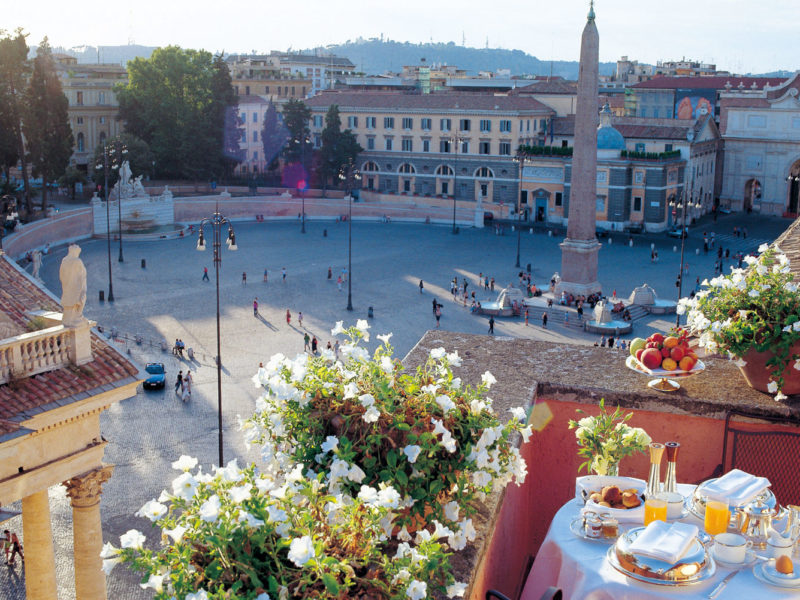 Hotel de Russie in Rome, Italy.