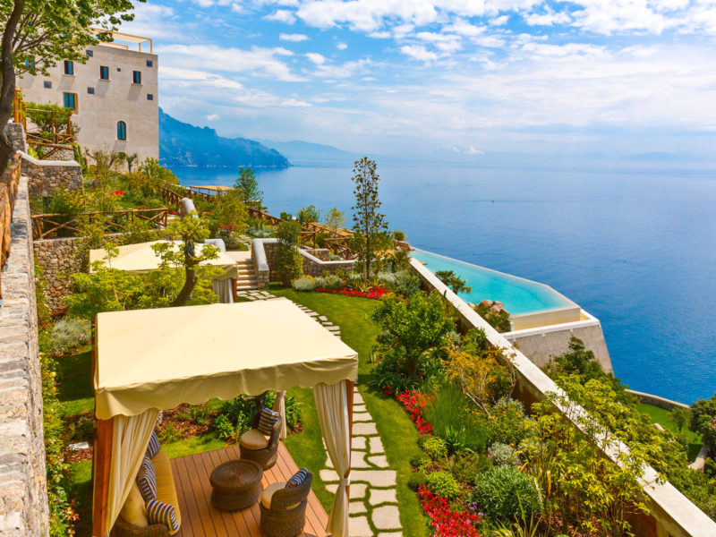 Monastero Santa Rosa in Amalfi, Italy.