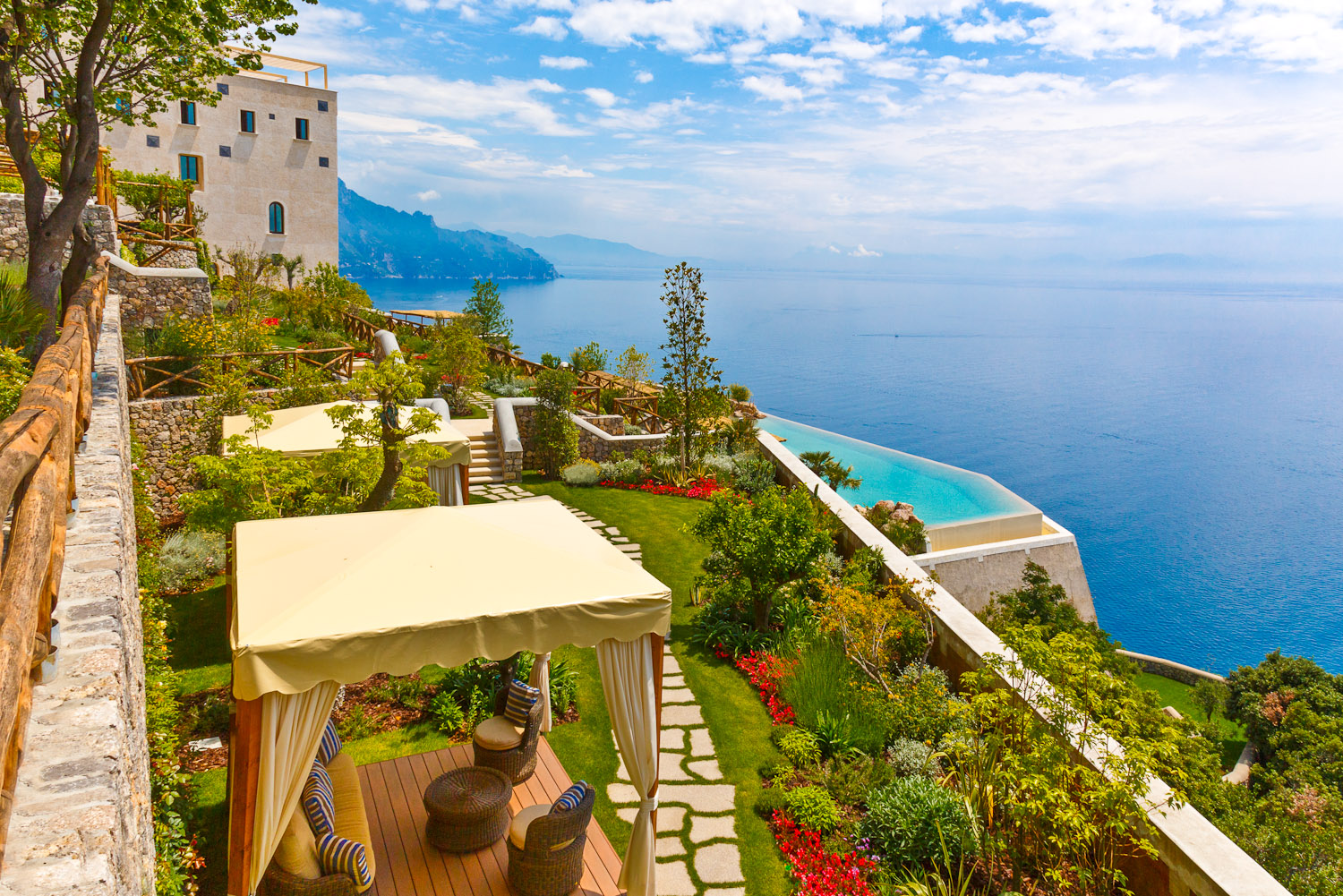 Monastero Santa Rosa in Amalfi, Italy.