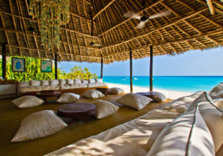 Mnemba Island Lodge in Zanzibar, Tanzania.