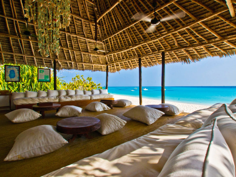 Mnemba Island Lodge in Zanzibar, Tanzania.