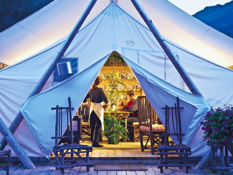 Clayoquot Wilderness Resort in Tofino, Canada.