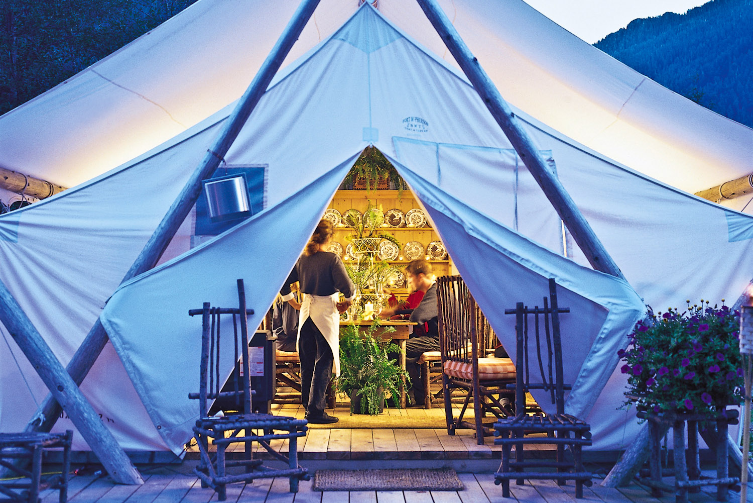 Clayoquot Wilderness Resort in Tofino, Canada.