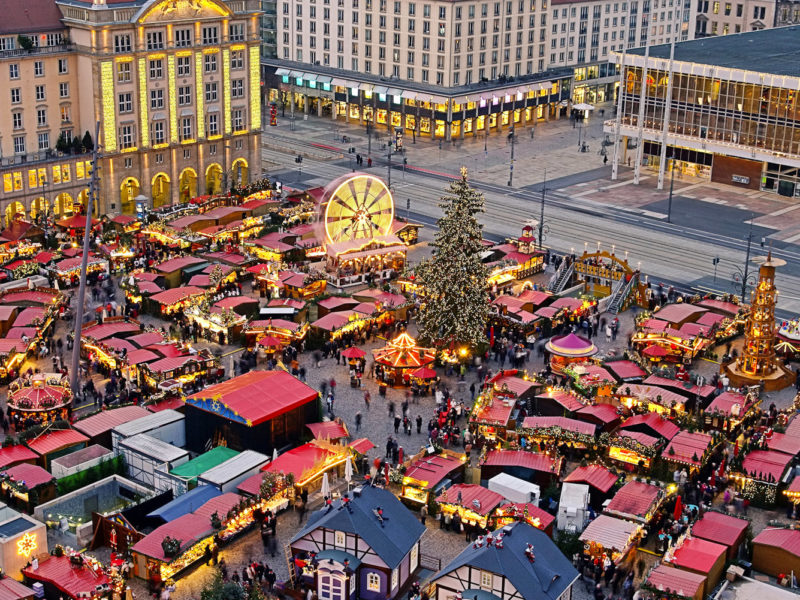 Dresden Striezelmarkt - Germany's famed Christmas market.