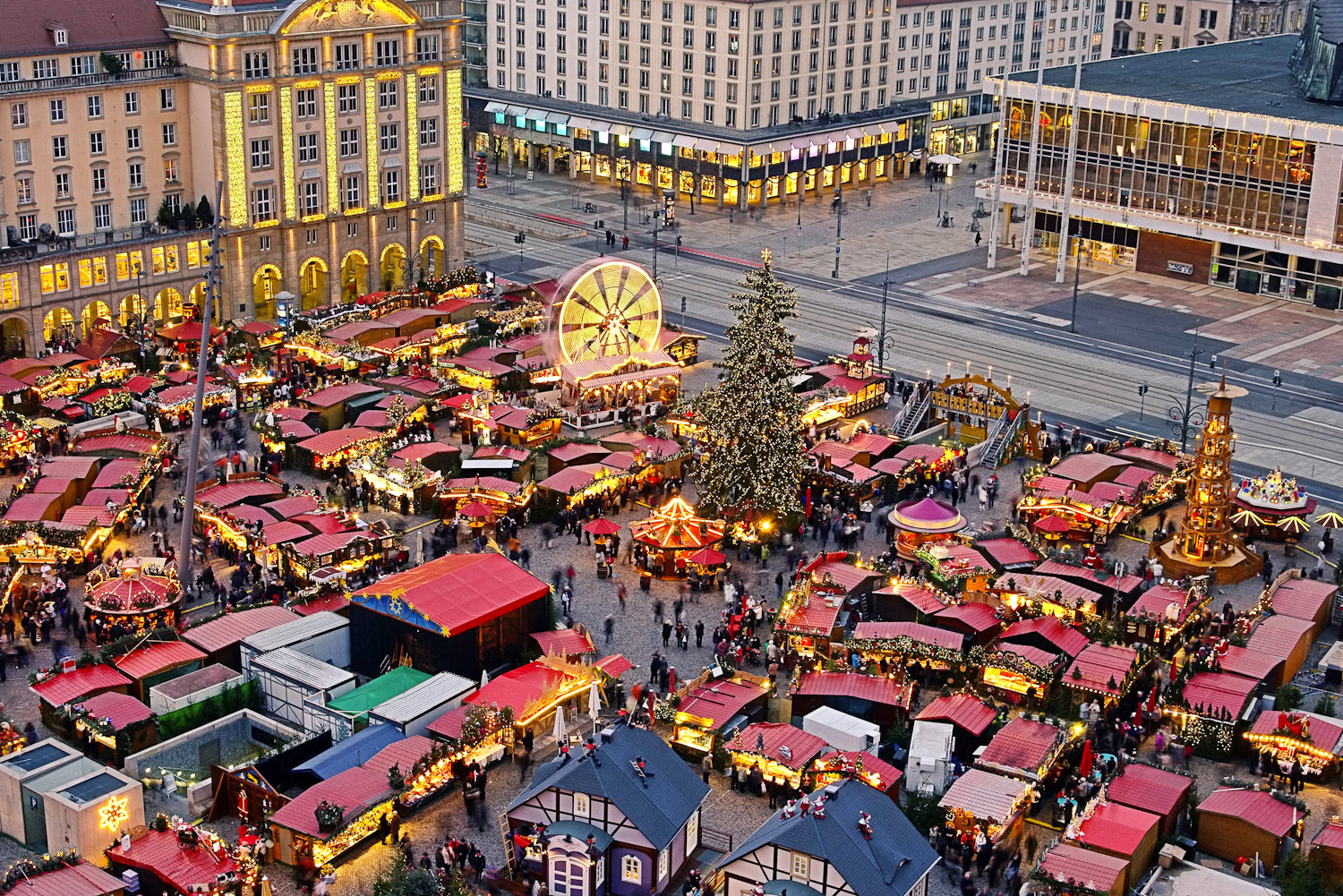 Dresden Striezelmarkt - Germany's famed Christmas market.