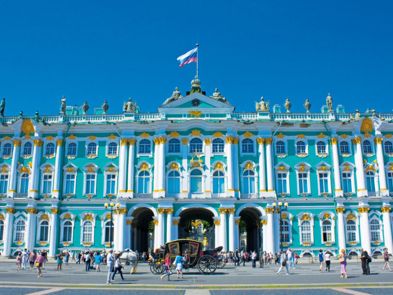The Winter Palace: 1786 doors, 1945 windows, 1500 rooms and 117 staircases.