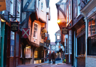 The Shambles in York, England.