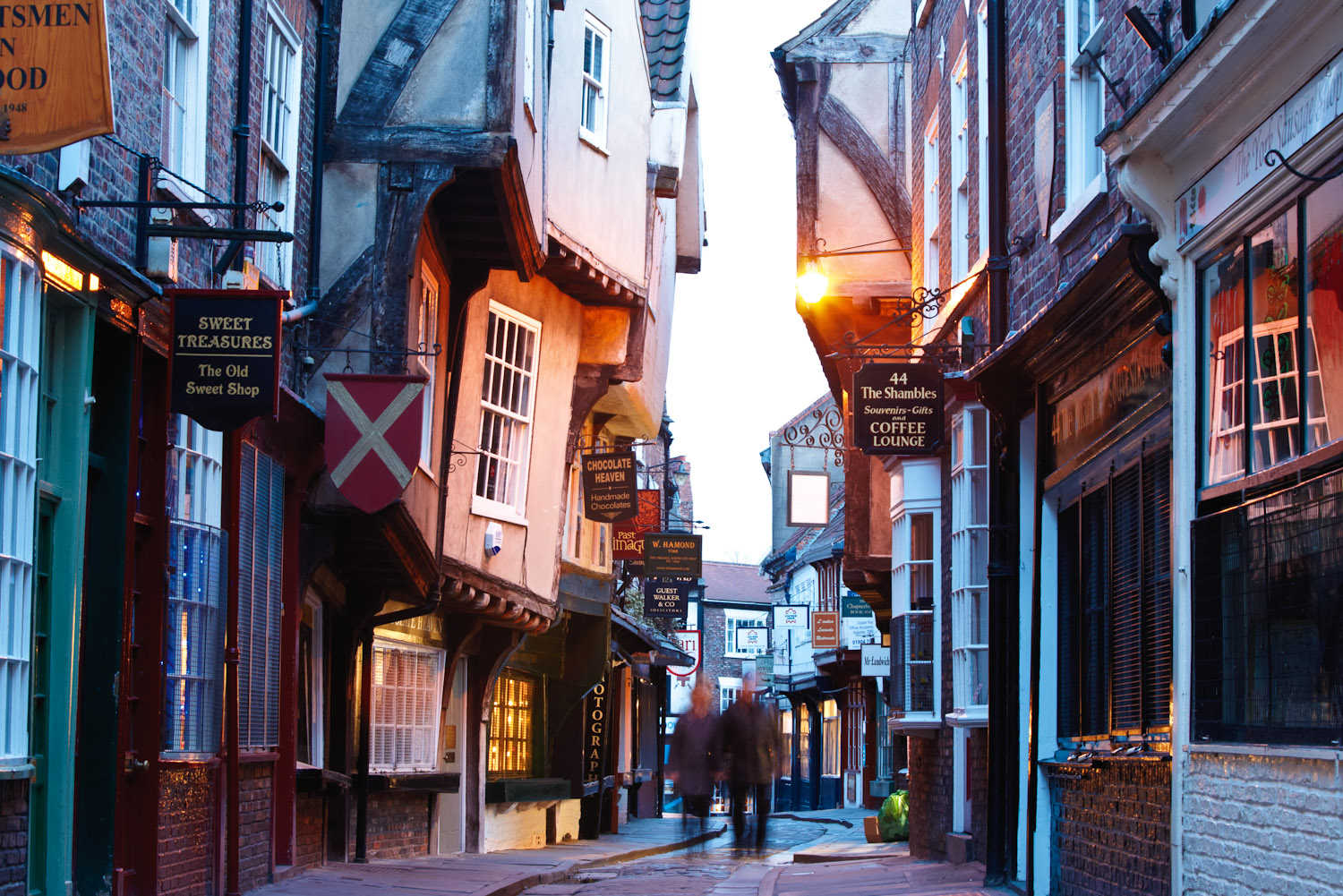 The Shambles in York, England.