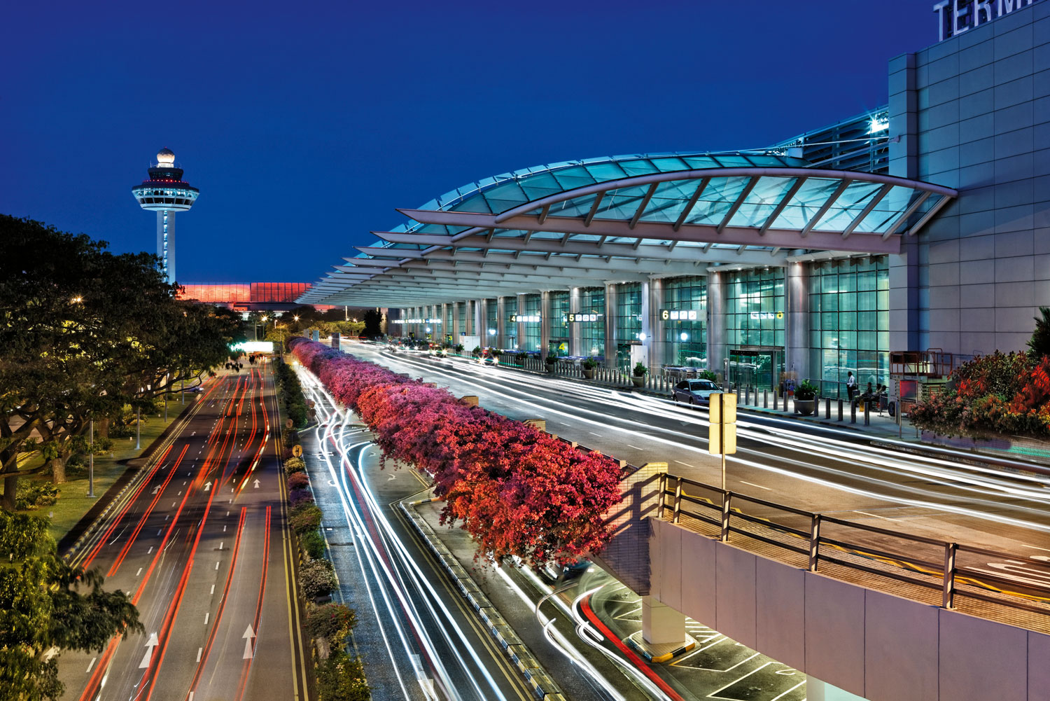 Busy terminal 2 at Singapore's Changi International Airport.