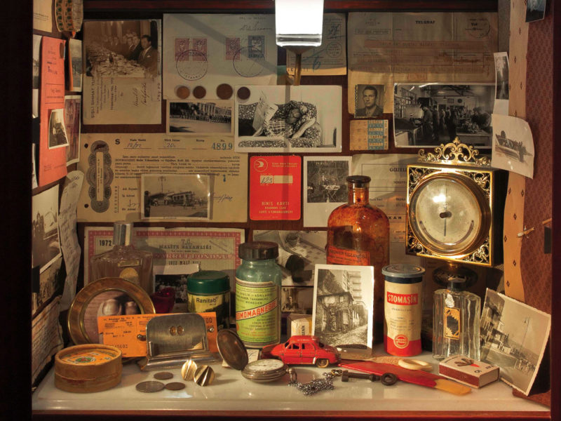 One of the many detailed displays in the Museum of Innocence.