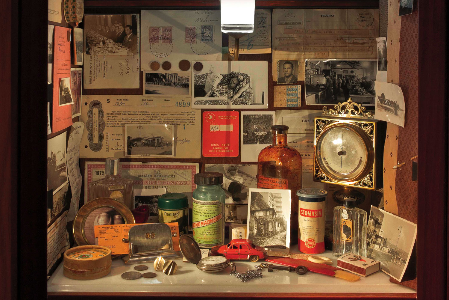 One of the many detailed displays in the Museum of Innocence.