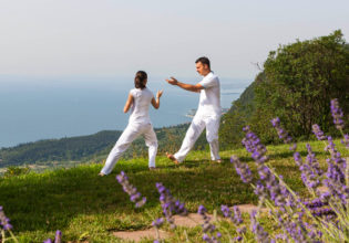 Tai chi at Lefay in Italy