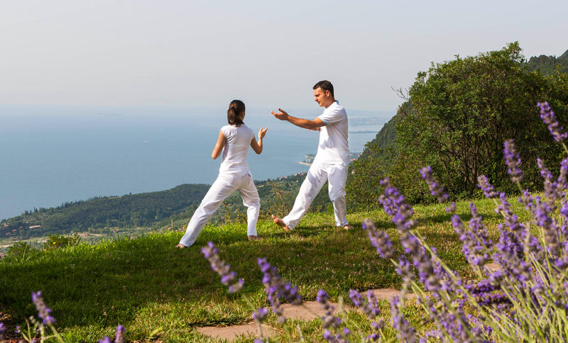 Tai chi at Lefay in Italy