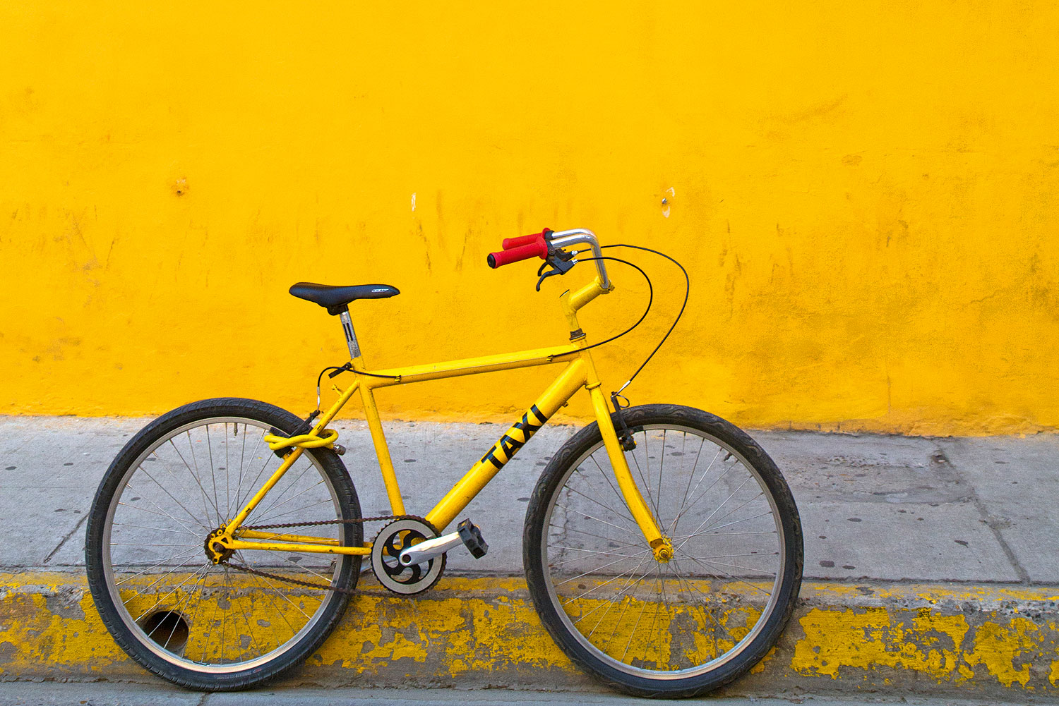 Catching a taxi takes pedal power in Cartagena.