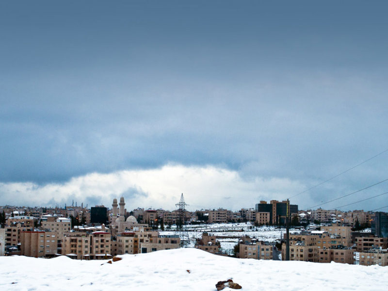 Storm in Jordan