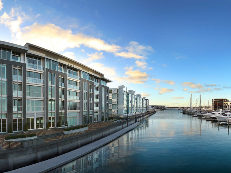 The new Sofitel Auckland property boasts a luxury marina view.