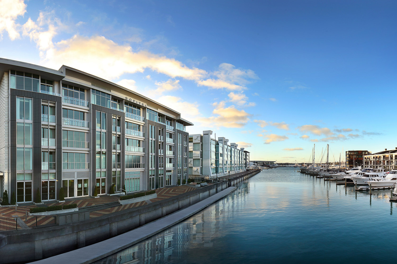 The new Sofitel Auckland property boasts a luxury marina view.
