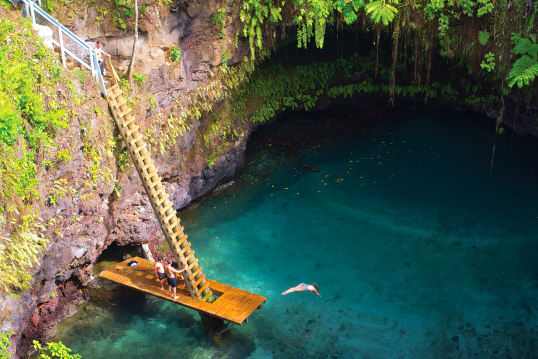 96. Swim in Samoa’s To Sua Ocean Trench International Traveller Magazine