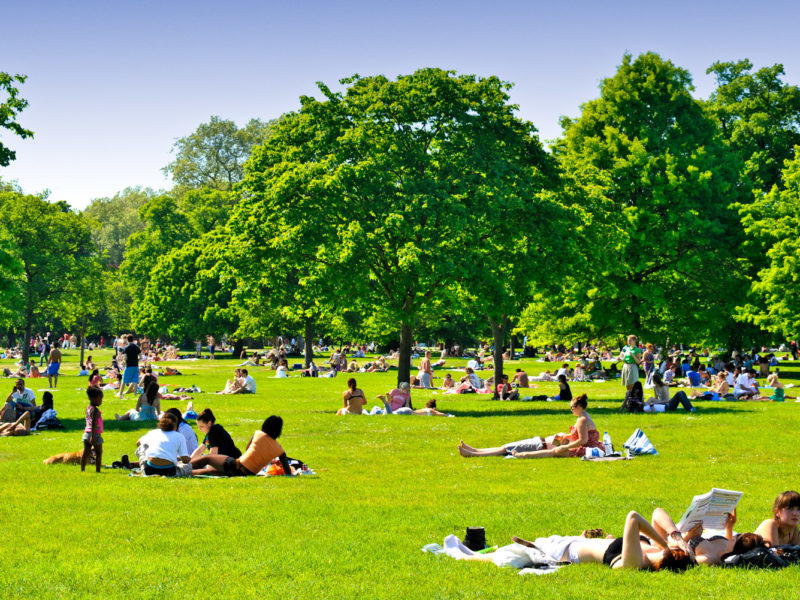 Hyde Park, London.