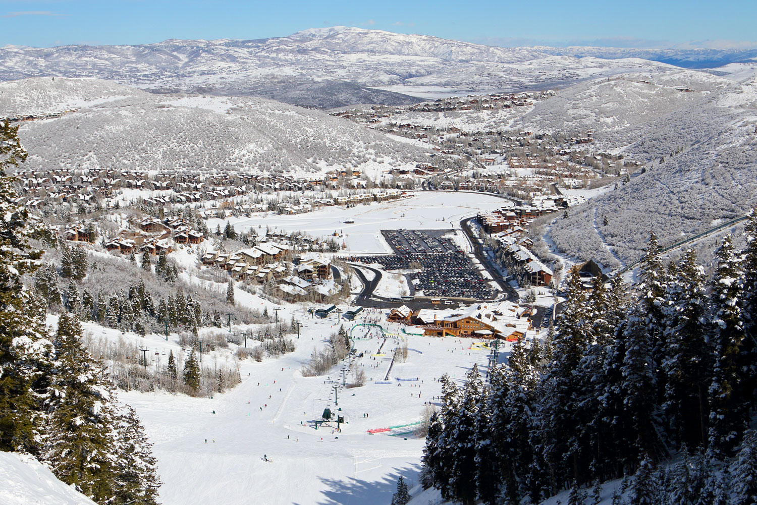 Deer Valley Resort's Snow Park Base Area.