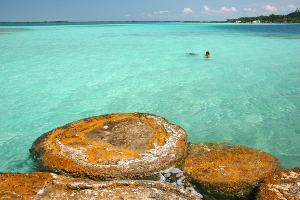 Bacalar lagoon, Mexico.
