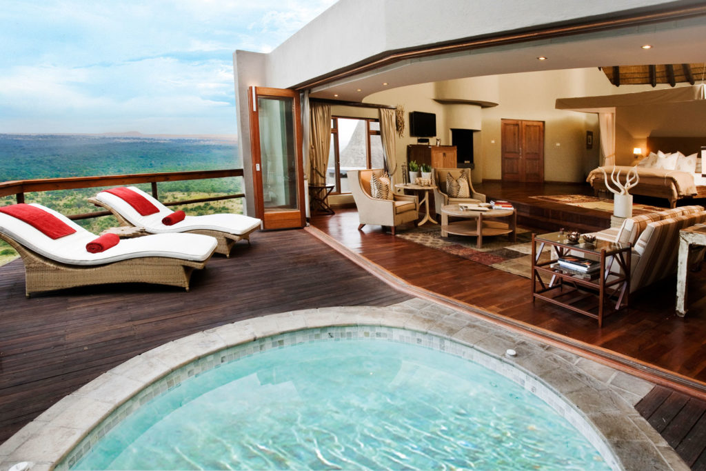 Guests at Ulusaba are treated to a range of creature comforts from private swimming pools to moon-lit bush dinners.