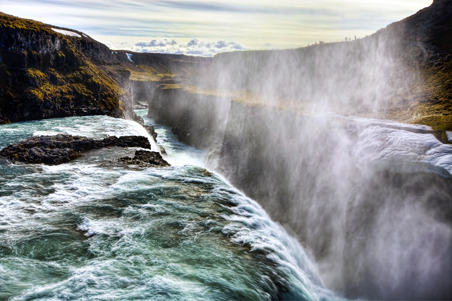 Gullfoss Waterfall, Iceland.