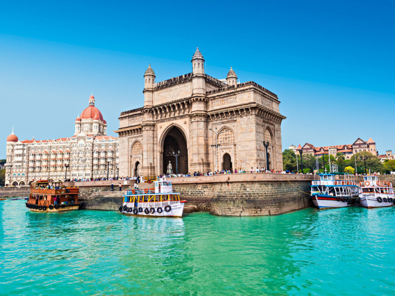 The Taj Mahal Palace Hotel in Mumbai, India.