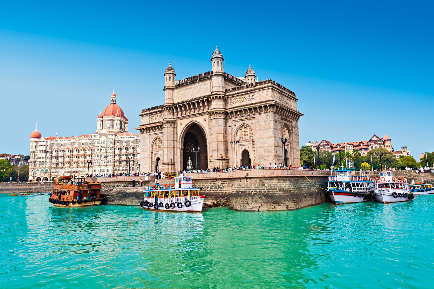 The Taj Mahal Palace Hotel in Mumbai, India.