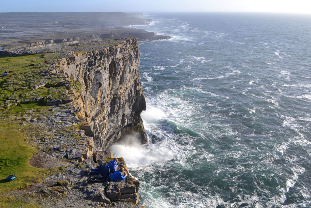 Dún Aonghasa sull'isola Inis Mór nelle isole Aran, Irlanda.