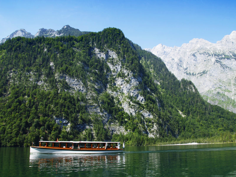 Lake Königssee in Salzburg, Austria.