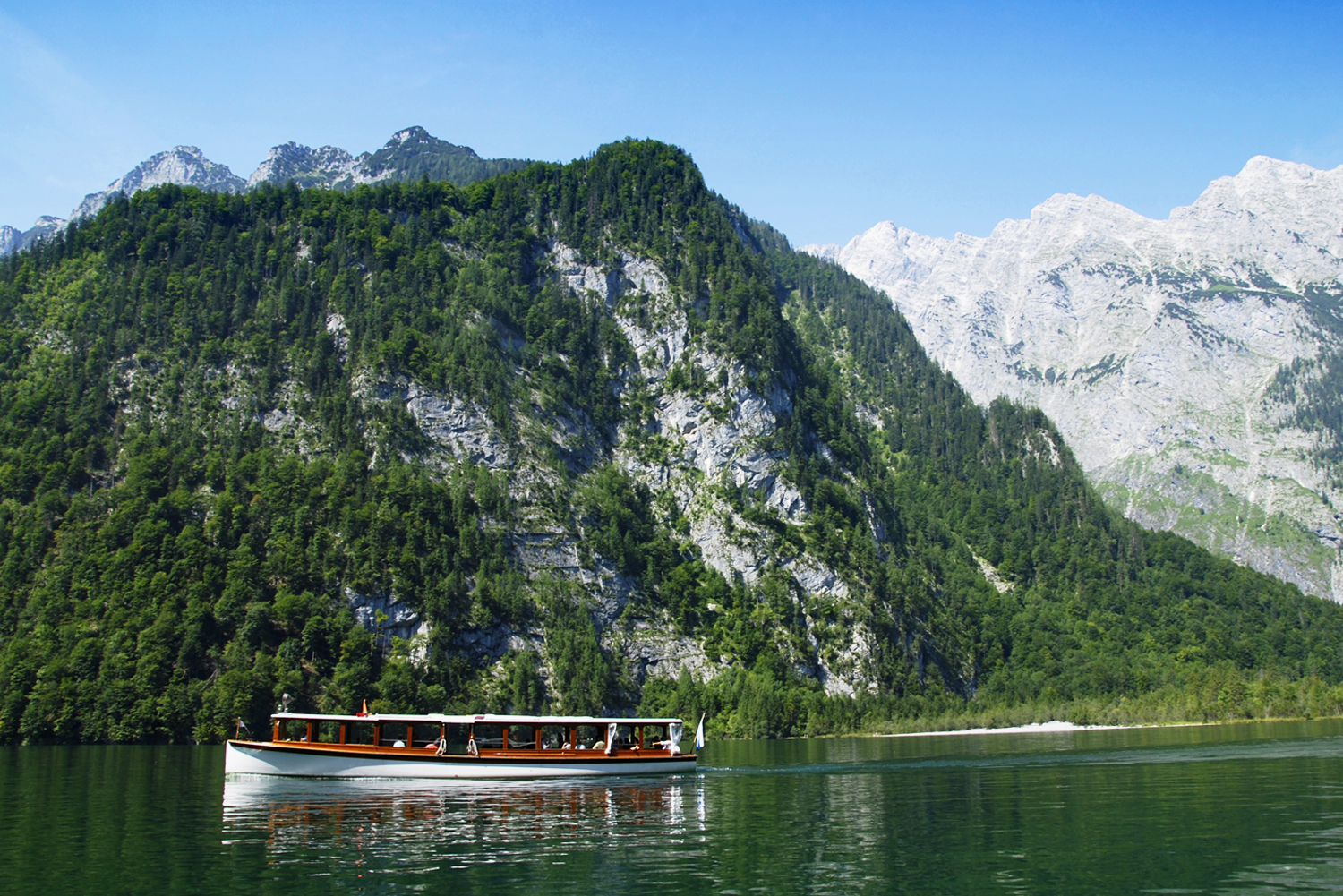 Lake Königssee in Salzburg, Austria.