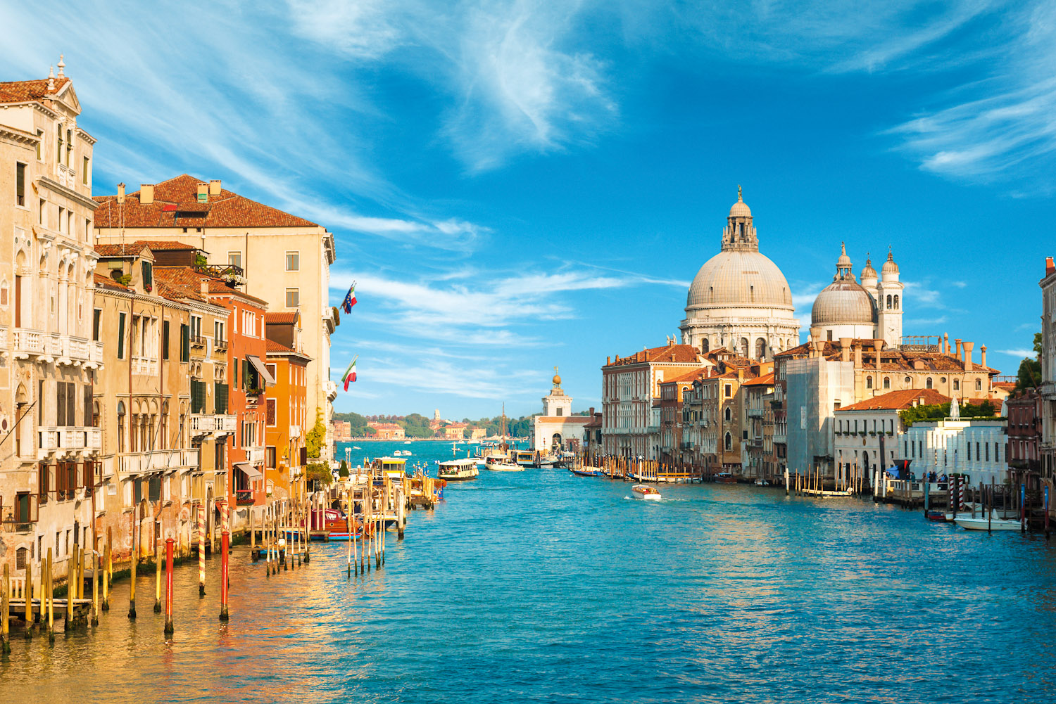 European travel icon, Venice in Italy.