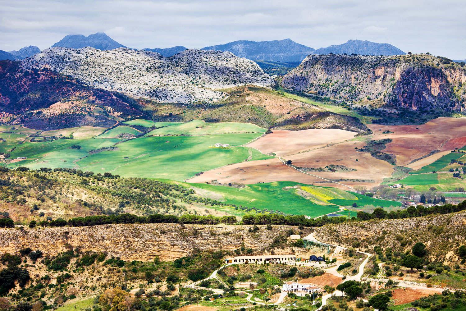 The fertile hills of Andalucía in Spain give way to mountains and their ancient trails.