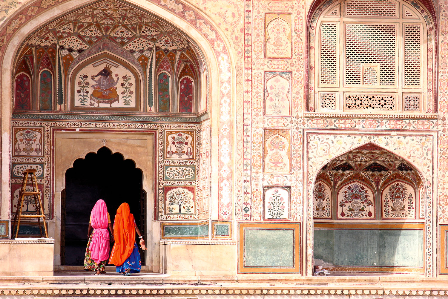 The magnificent Amber Fort, near Jaipur.