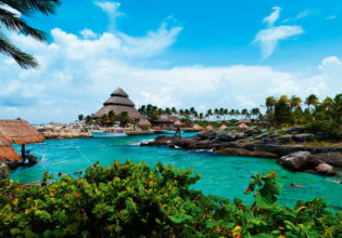 Playa del Carmen on the Riviera Maya, Mexico.