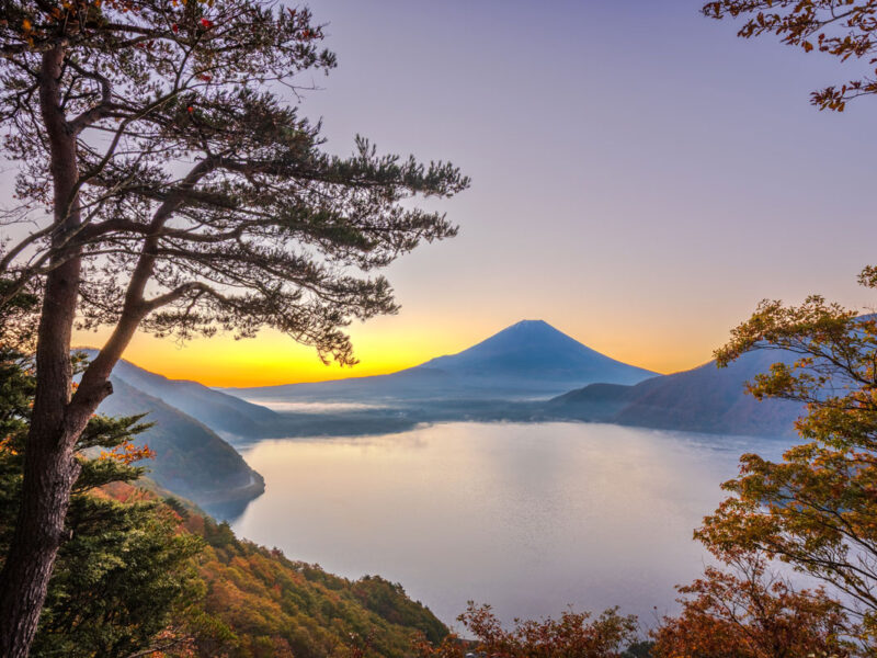 Mt Fuji at Lake Motosu